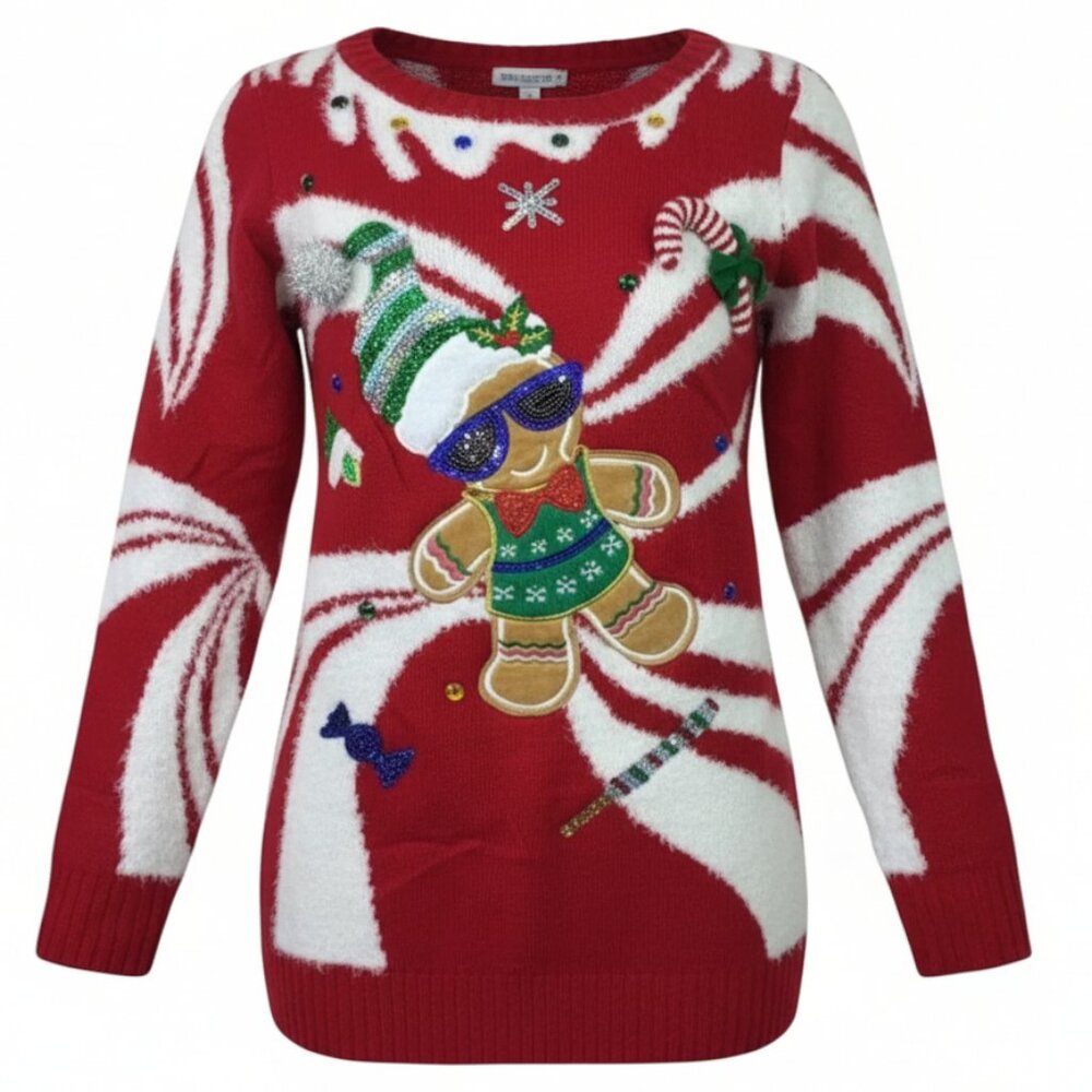 33 degrees Ugly Xmas Sweater NEW Cozy Size Small NEW